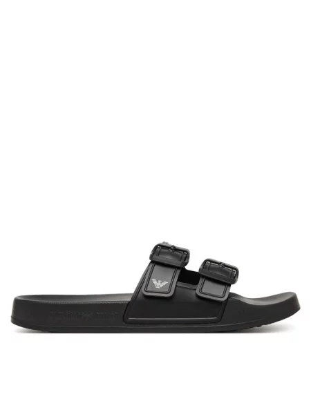 Klapki Emporio Armani czarne