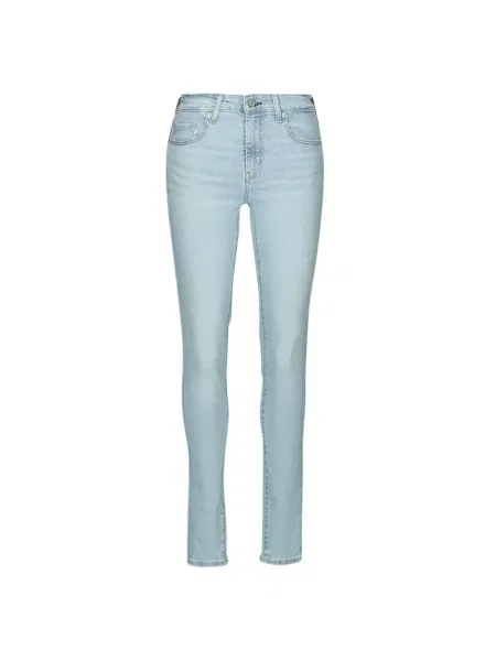 Skinny fit kavbojke Levi's® z visokim pasom modra