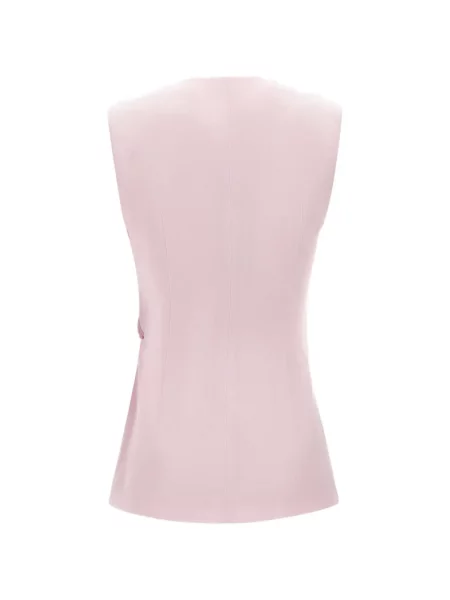 Kamizelka Faithfull The Brand wiązana z klapą różowa