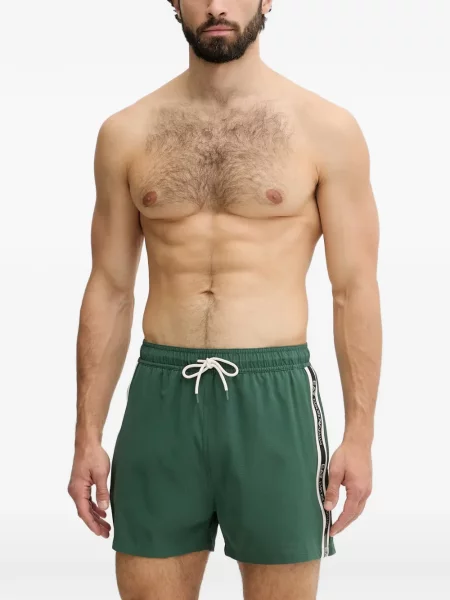 Slip de baie Ea7 Emporio Armani cu autograf verde