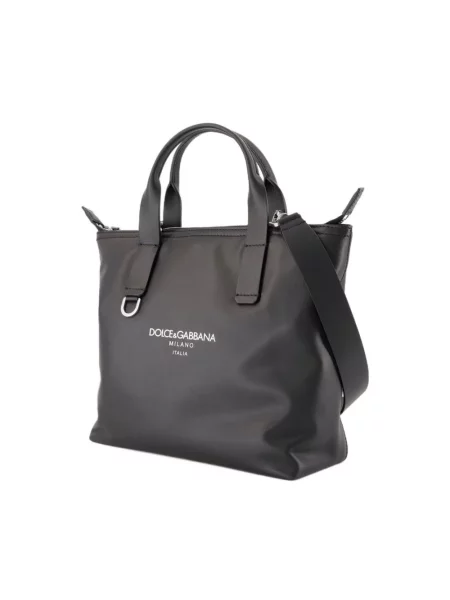 Torba Dolce And Gabbana skórzana czarna