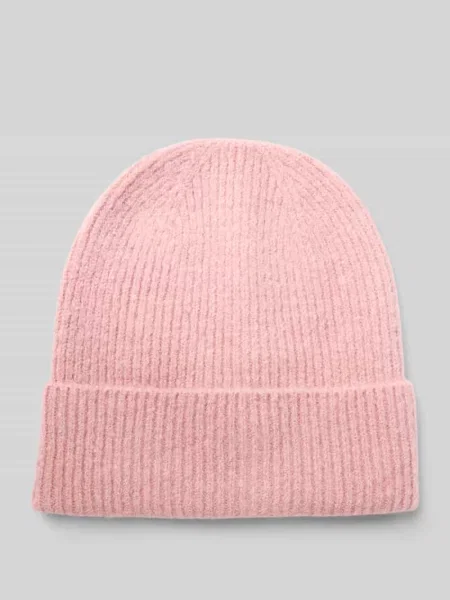 Czapka z dzianiny z szerokim brzegiem model ‘IAIVO’ Ichi różowa