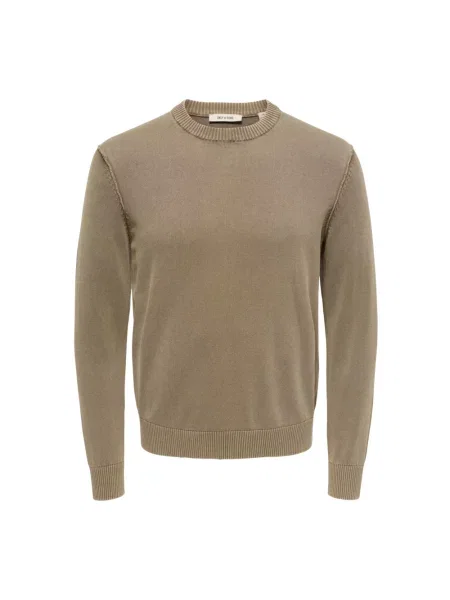 Sweter Only & Sons beżowy