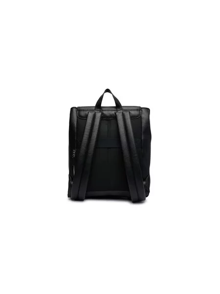 Hátizsák Calvin Klein Bold Pebble Flap Backpack Black OS fekete