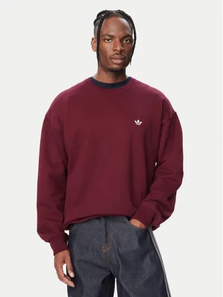 Adidas Μπλούζα Trefoil Essentials Μπορντό
