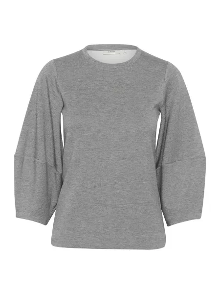 InWear Tričko PariI melír šedý
