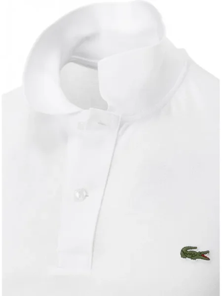 Lacoste polo | pique alb