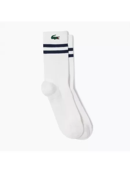 Мъжки чорапи Lacoste бяло/нави синьо бяло
