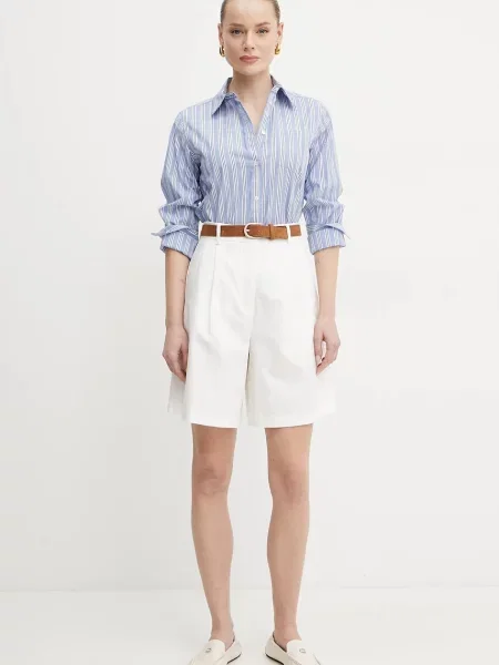 Koszula Weekend Max Mara w paski niebieska