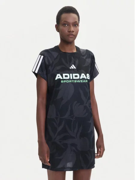 Повседневное платье Adidas черное