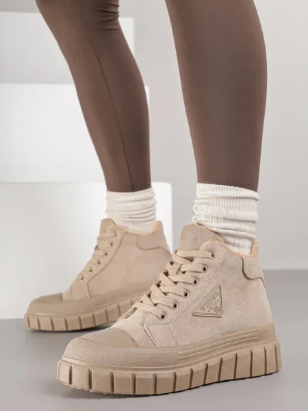 Botine Gioselda închis bej