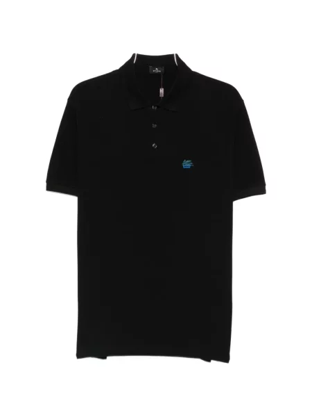 Polo Etro με κέντημα μαύρο