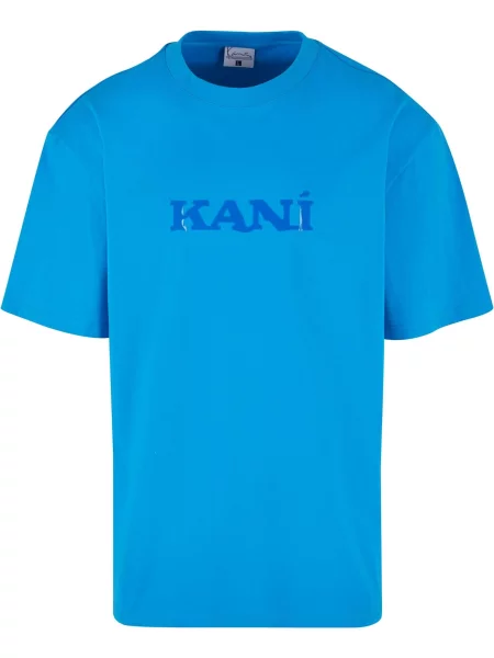 Karl Kani Tricou Splash Retro Tee aqua albastru