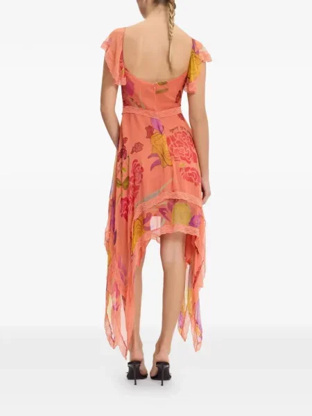 Rochie mini Donde Esteban portocaliu