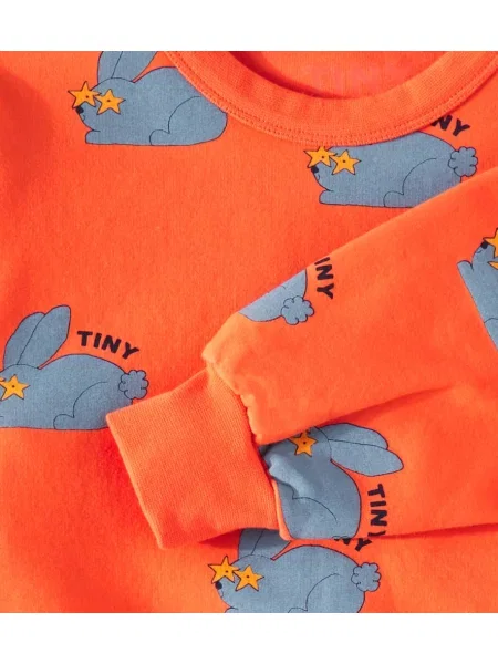 Φούτερ Tinycottons πορτοκαλί
