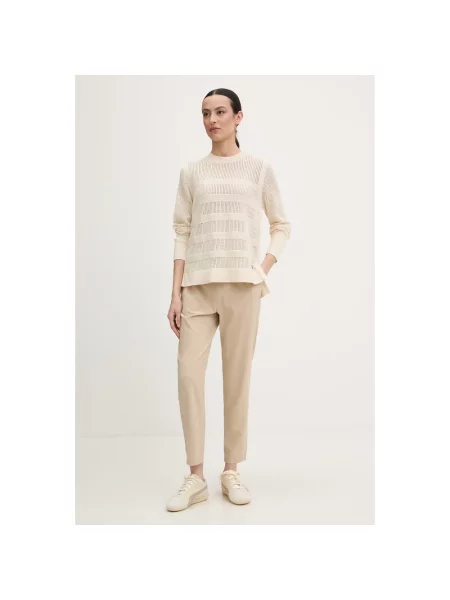 Dzianinowy sweter Helly Hansen beżowy
