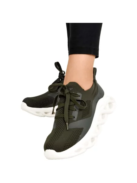 Pantofi Legea cu perle verde
