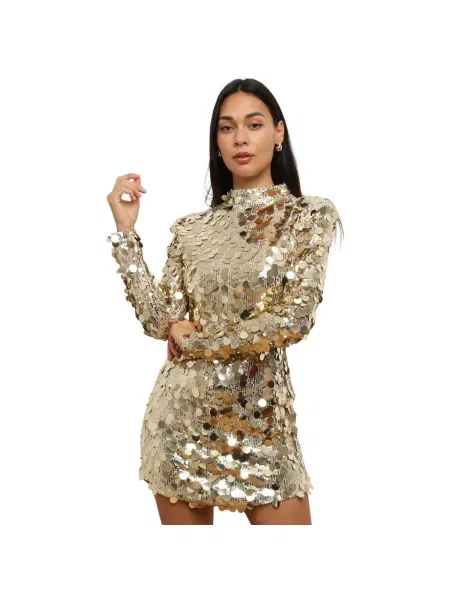 Rochie La Modeuse auriu