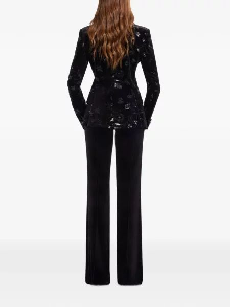 Pantaloni Elie Saab evazate negru