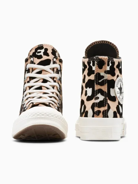Sneakers Converse Chuck 70 Leopard Black/ Coastal Dune/ Egret EUR 36 bej