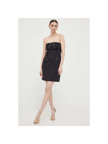 Pinko sukienka mini oversize czarny