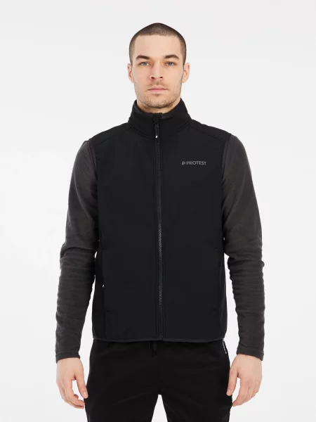 Softshell vesta Protest čierna