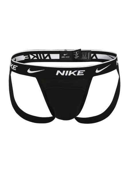 NIKE Spodnje hlačke Jock črna bela