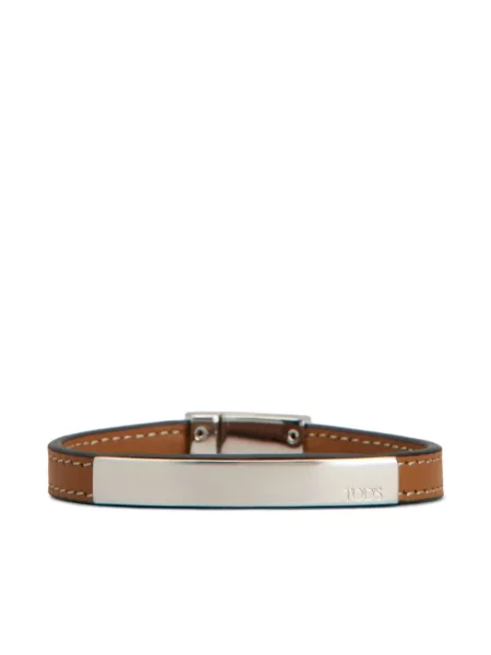 Кожена гривна Tod's кафяво