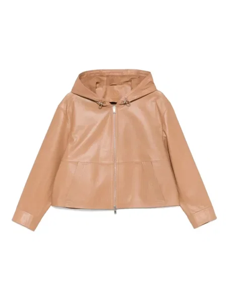 Kurtka skórzana Desa 1972 brązowa