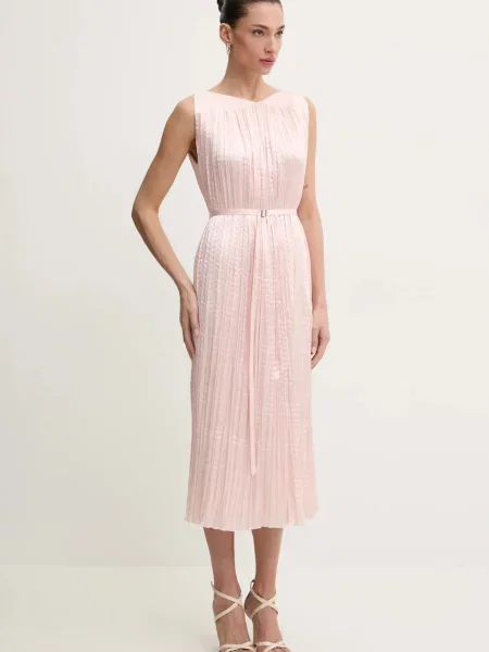 BOSS Rochie de seară roz
