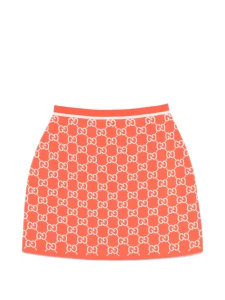 Mini fusta mini Gucci mini portocaliu