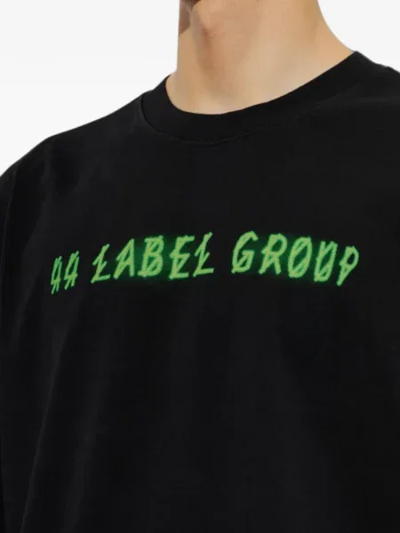 Μπλούζα 44 Label Group με σχέδιο μαύρο