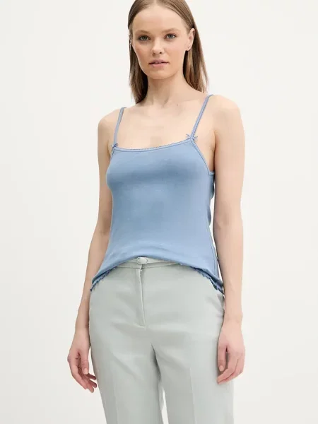 Топ Tommy Jeans синьо