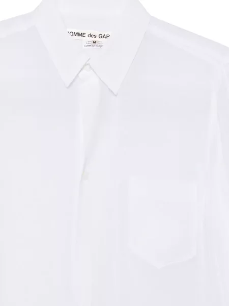 Gulerat cămașă Comme Des Garçons alb