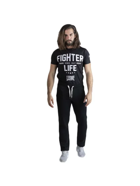 Pantaloni sport Leone 1947 cu autograf negru