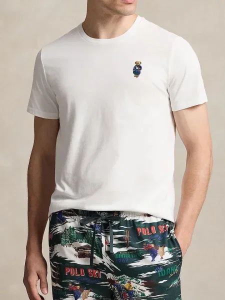Polo Ralph Lauren tricou loungewear din pentru bărbați alb