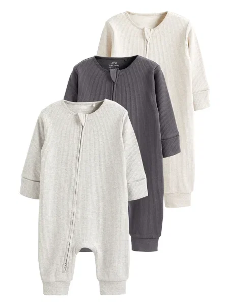 Next Pijamale / gri / gri închis bej
