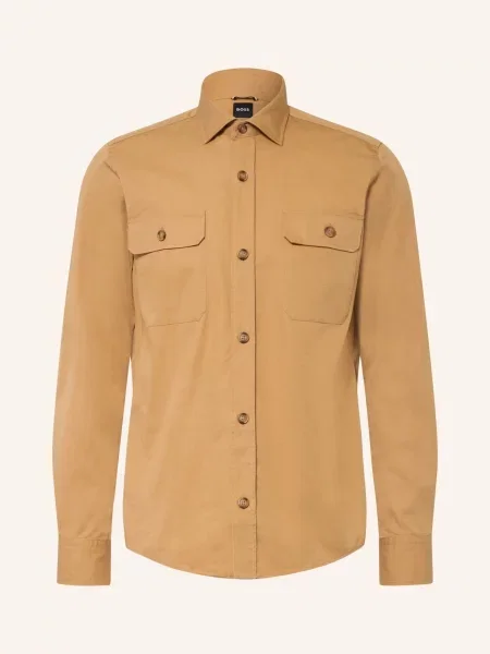 Boss Košile Rob Casual Fit béžová