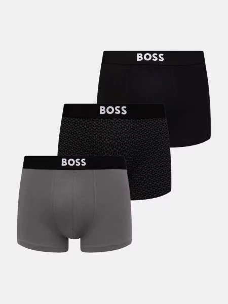 BOSS boxerky Trunk 3P ONE D šedé