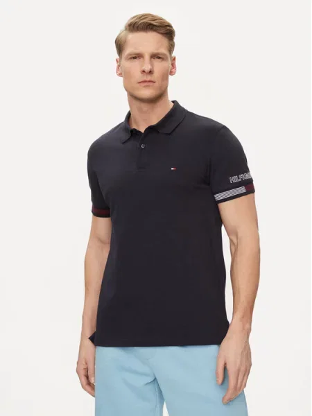 Tommy Hilfiger Polo Flag tamnoplava