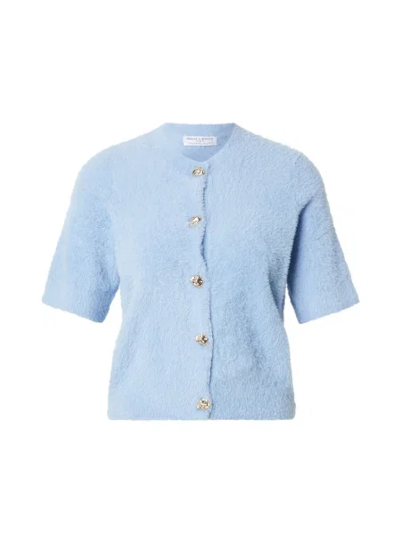 Lindex Geacă tricotată deschis albastru