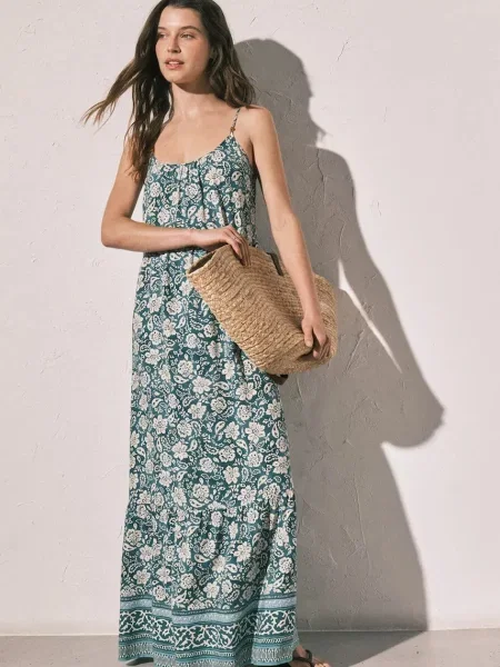 Women'secret sukienka letnia z zielona