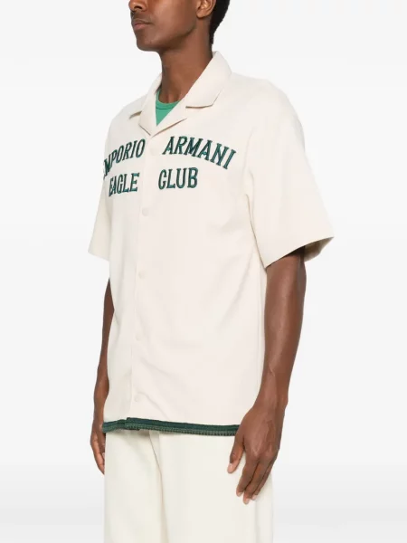 Košile Emporio Armani s autogramem