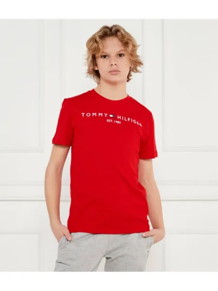 Tommy Hilfiger Póló Essential Regular Fit piros
