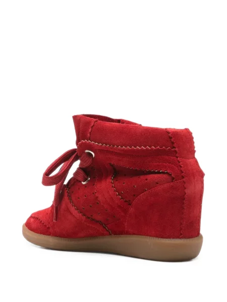 Sneakerși Isabel Marant cu pană roșu