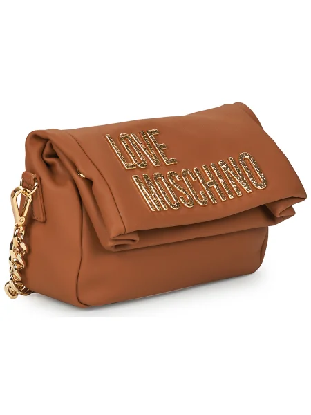 Kabelka Love Moschino hnedá