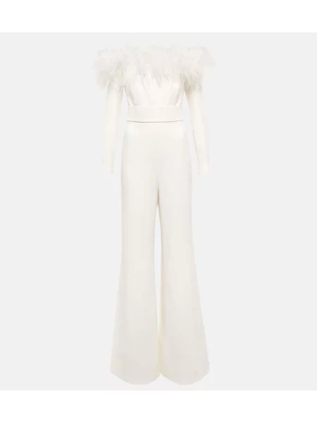 Kombinezon Safiyaa w piórka biały