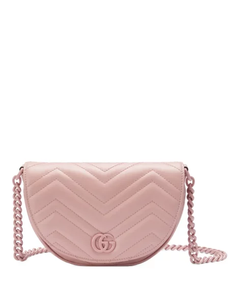 Geanta crossbody Gucci GG Marmont roz