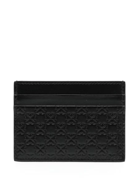 Portofel Off-white din piele alb