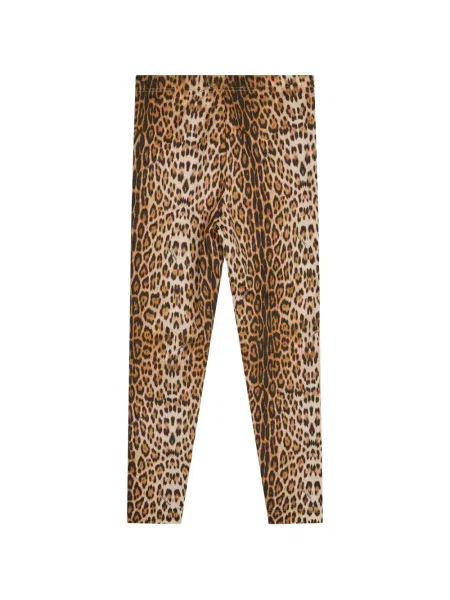 Legginsy dziecięce Roberto Cavalli brązowe